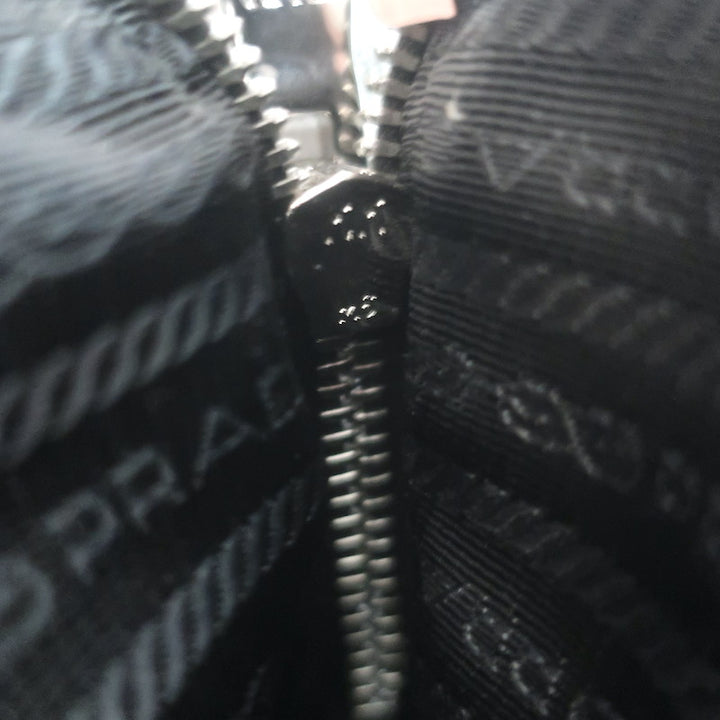Prada Re-Edition 1995 Mini Tote Black Spazzolato Leather Crossbody Bag