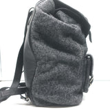 Proenza Schouler PS1 Extra Large Backpack Charcoal Melange Felted Wool