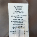 L'Agence Honey Tie-Neck Blouse Portabella Silk Charmeuse Size Extra Small NEW