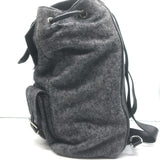 Proenza Schouler PS1 Extra Large Backpack Charcoal Melange Felted Wool