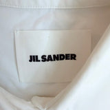 Jil Sander Bell Midi Shirtdress White Cotton Poplin Size 36