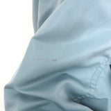 Sacai cropped MA-1 padded bomber jacket in light blue nylon, authentic pre-owned luxury piece