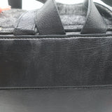 Proenza Schouler PS1 Extra Large Backpack Charcoal Melange Felted Wool