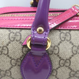 Gucci Limited Edition GG Supreme Small Boston Bag Brown with Multicolor Trim