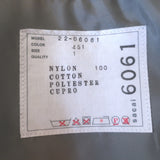 Pre-owned Sacai cropped MA-1 padded bomber jacket in light blue nylon, authentic designer piece