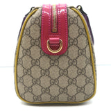 Gucci Limited Edition GG Supreme Small Boston Bag Brown with Multicolor Trim