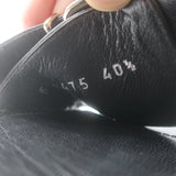 Balenciaga Buckled Ankle Strap Flat Sandals Black Leather Size 40.5
