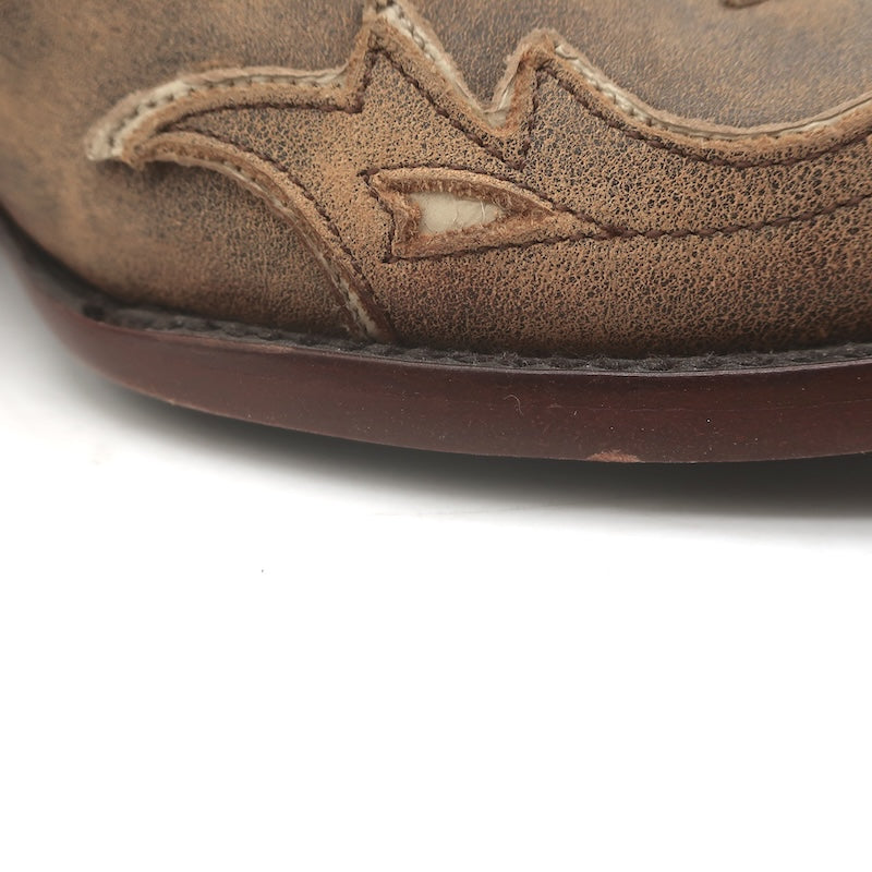 Old Gringo Cowboy Boots Taupe Leather Size 5.5