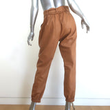 Brochu Walker Tide Faux Leather Tie-Waist Pants Camel Size Medium
