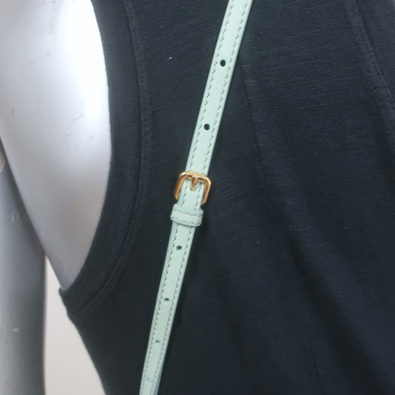 Fendi Mini Peekaboo Bag Pink &amp; Light Blue Leather Crossbody