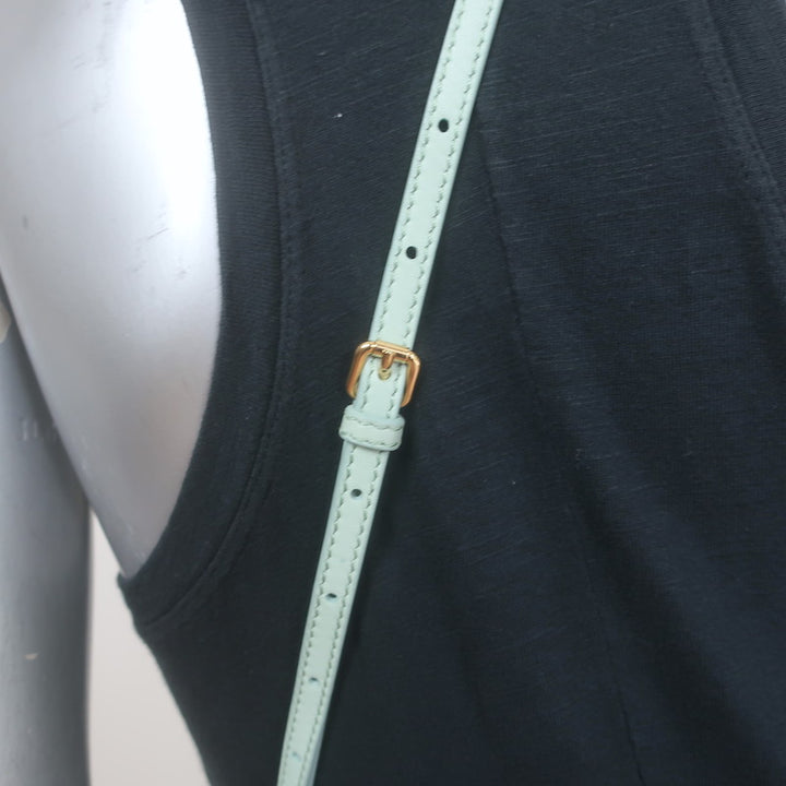 Fendi Mini Peekaboo Bag Pink &amp; Light Blue Leather Crossbody