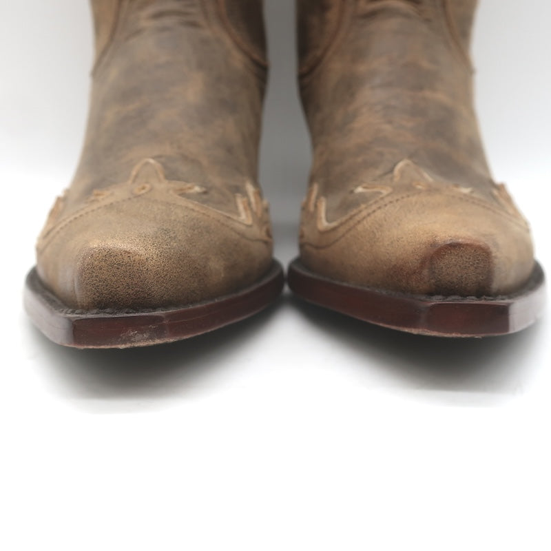 Old Gringo Cowboy Boots Taupe Leather Size 5.5