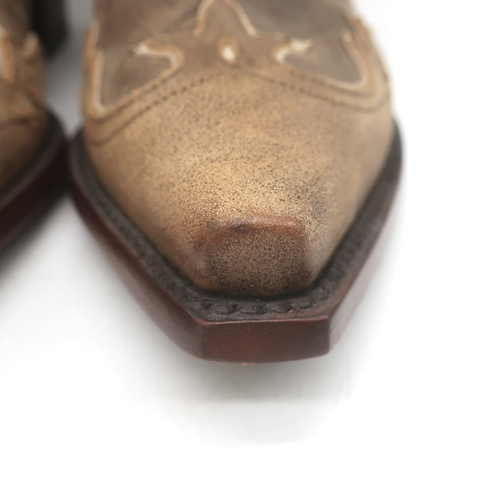 Old Gringo Cowboy Boots Taupe Leather Size 5.5