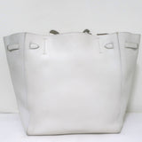 Celine Small Cabas Phantom Tote White Soft Grained Leather Shoulder Bag
