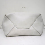 Celine Small Cabas Phantom Tote White Soft Grained Leather Shoulder Bag