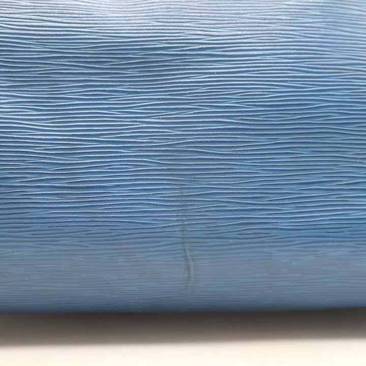 Louis Vuitton Speedy 30 Bag Toledo Blue Epi Leather