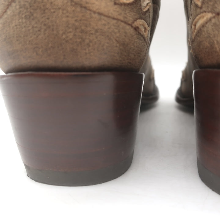 Old Gringo Cowboy Boots Taupe Leather Size 5.5