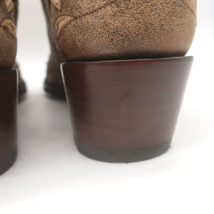 Old Gringo Cowboy Boots Taupe Leather Size 5.5