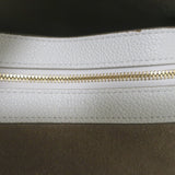 Celine Small Cabas Phantom Tote White Soft Grained Leather Shoulder Bag