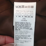 Weekend Max Mara Nevada Leather Button-Front Jacket Brown Size US 2