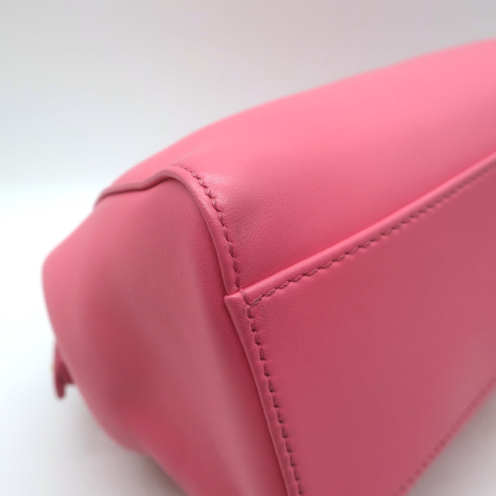 Fendi Mini Peekaboo Bag Pink &amp; Light Blue Leather Crossbody