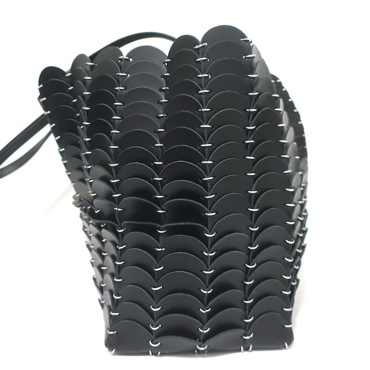 Paco Rabanne Pacoio Tote Black Leather Large Shoulder Bag NEW