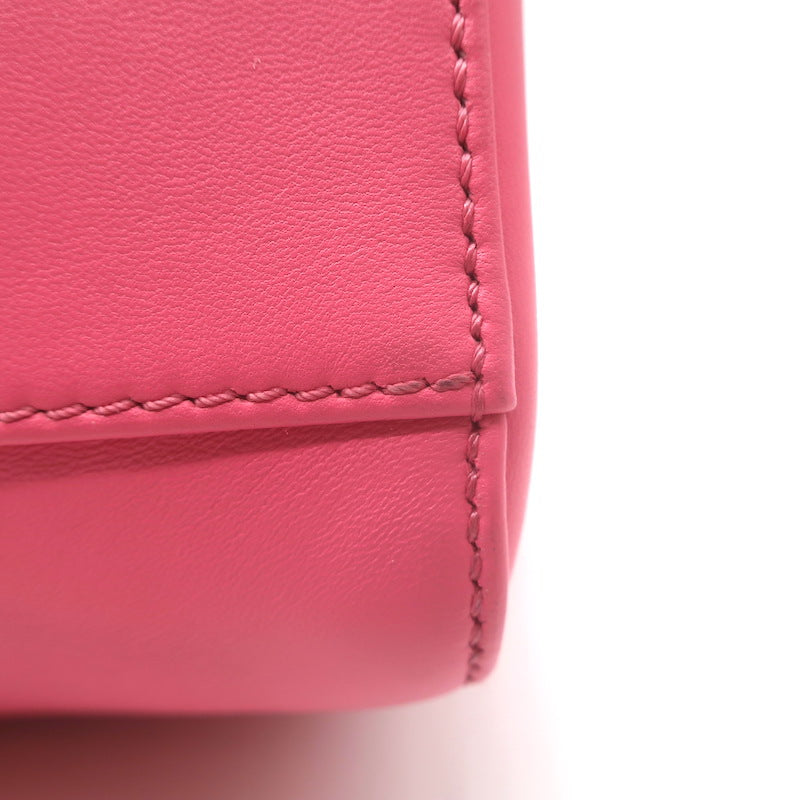 Fendi Mini Peekaboo Bag Pink &amp; Light Blue Leather Crossbody