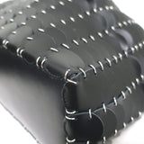 Paco Rabanne Pacoio Tote Black Leather Large Shoulder Bag NEW