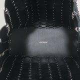 Paco Rabanne Pacoio Tote Black Leather Large Shoulder Bag NEW