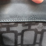 Roger Vivier Metro Shoulder Bag Dark Brown Leather Chain Strap Medium Crossbody