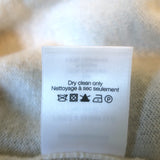 Veronica Beard Albertina Cashmere Baseball Sweater Black & Cream Size Small