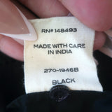 Doen Traveler Broderie Anglaise Sleeveless Top Black Cotton Size Small