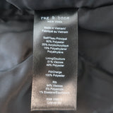 Rag & Bone Samira sequin bomber jacket, black multi boucle tweed, authentic pre-owned, gently worn luxury piece