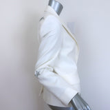 Zadig & Voltaire Victor rhinestone star blazer in cream, one-button tailored jacket, authentic pre-owned