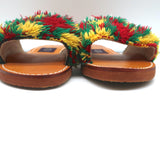 RES IPSA Moroccan Rug Slide Sandals Multicolor Size 10-11 NEW