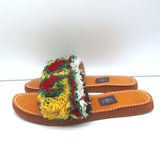 RES IPSA Moroccan Rug Slide Sandals Multicolor Size 10-11 NEW