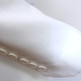 Zadig & Voltaire rhinestone-star cream blazer, poly-viscose blend, size 36 one-button — pre-owned luxury jacket