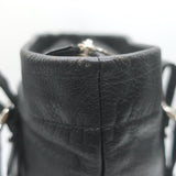 Yves Saint Laurent Kahala Studded Logo Tote Black Leather Small Shoulder Bag