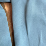 Rachel Comey Ruffled Cutout Blouse Blue Silk Size 6 Long Sleeve Top