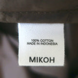 MIKOH Delia Side-Slit Maxi Skirt Dark Brown Cotton Poplin Size 0 NEW