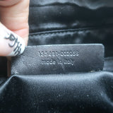 Yves Saint Laurent Kahala Studded Logo Tote Black Leather Small Shoulder Bag