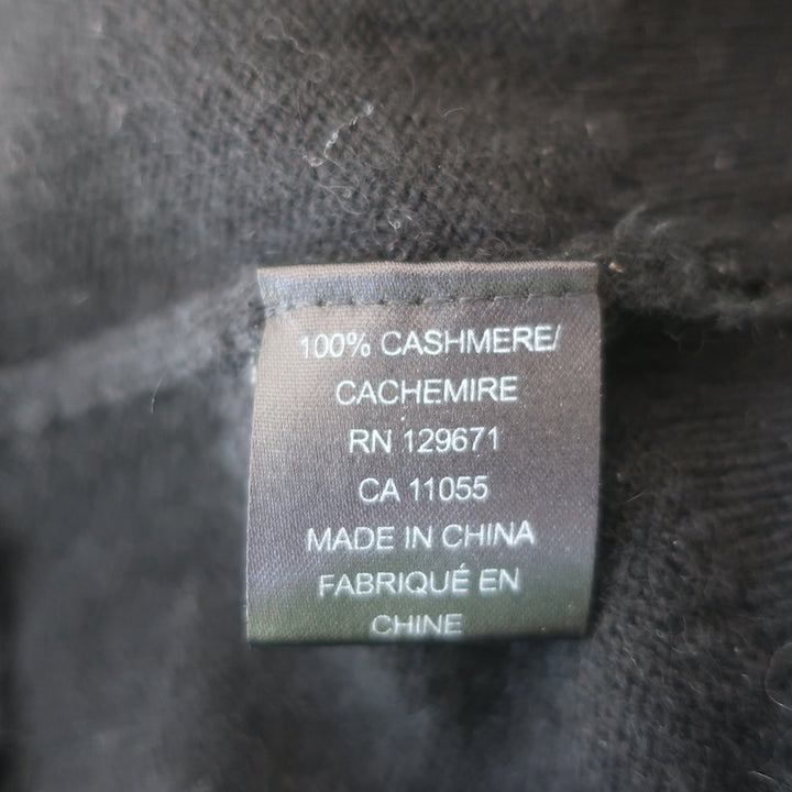 Skull Cashmere Luther Camo Skull Sweater Black Cashmere Size Extra Small
