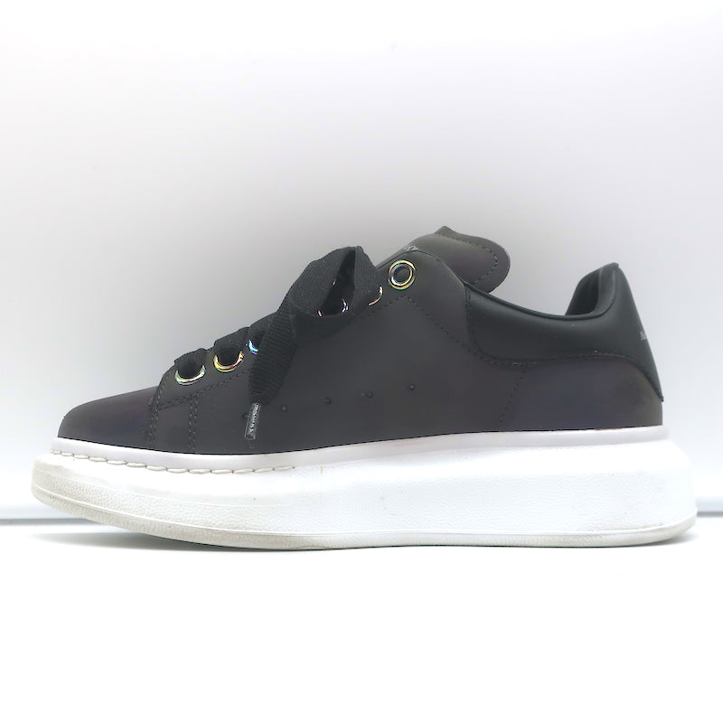 Alexander McQueen Iridescent Oversized Sneakers Purple/Black Size 35.5 D
