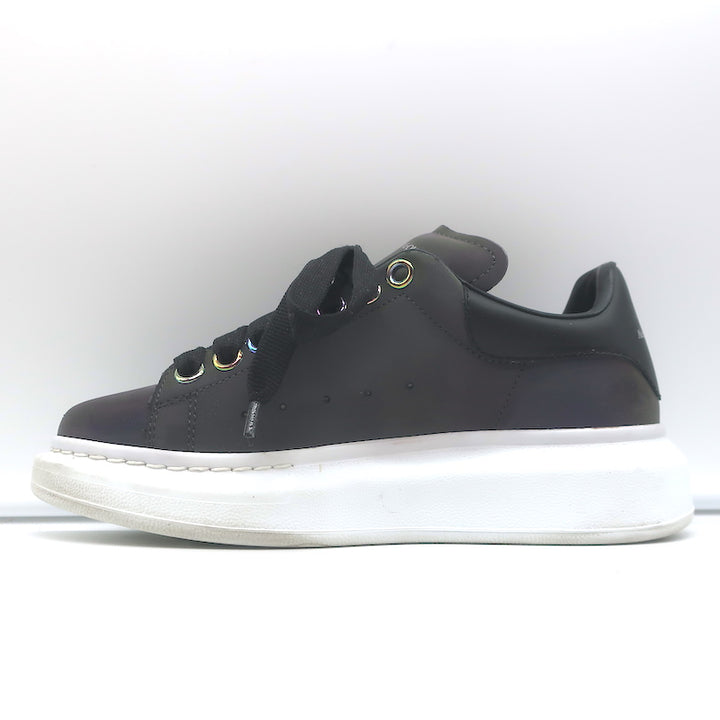 Alexander McQueen Iridescent Oversized Sneakers Purple/Black Size 35.5 D