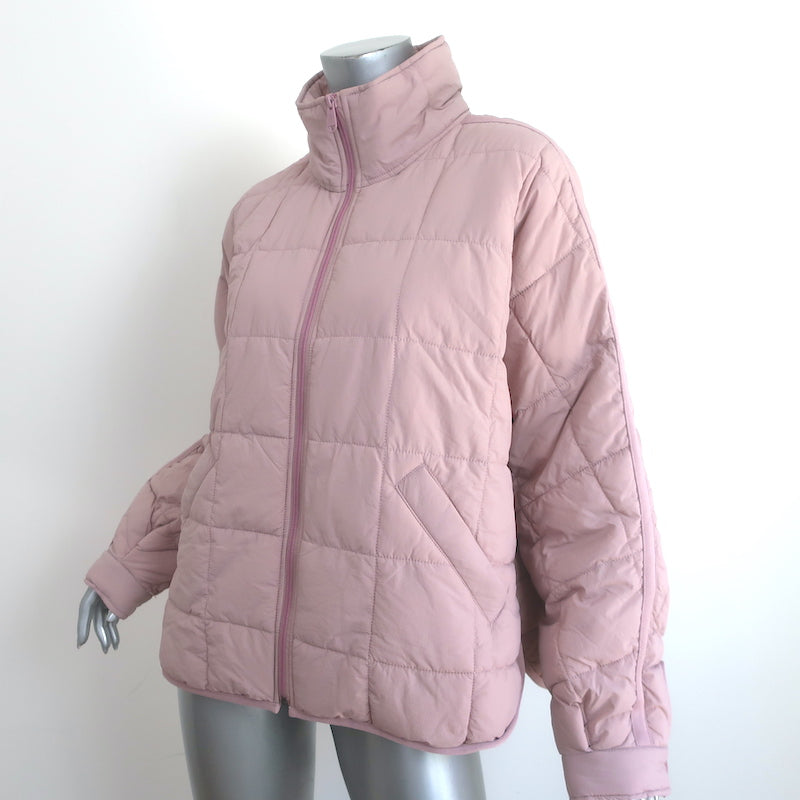 Free People FP Movement Pippa Packable Puffer Jacket Mauve Size Medium