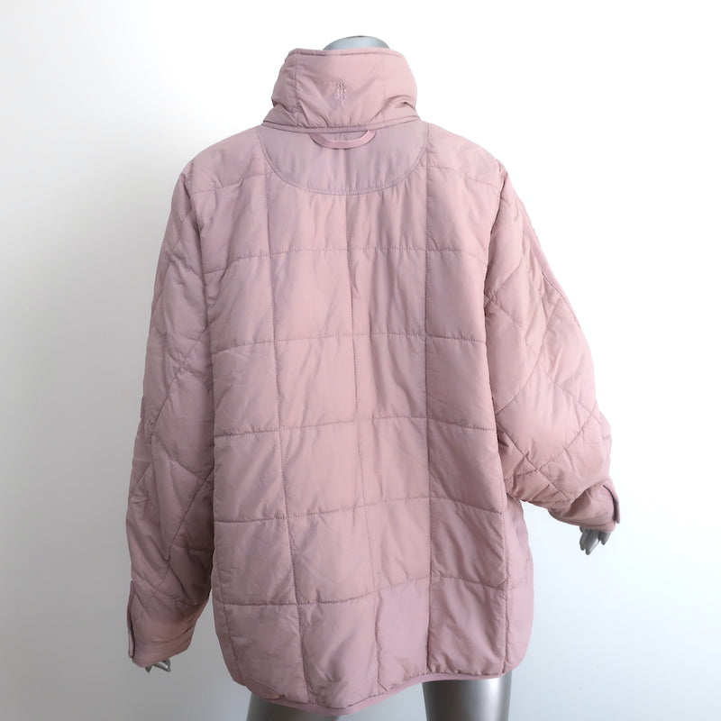 Free People FP Movement Pippa Packable Puffer Jacket Mauve Size Medium