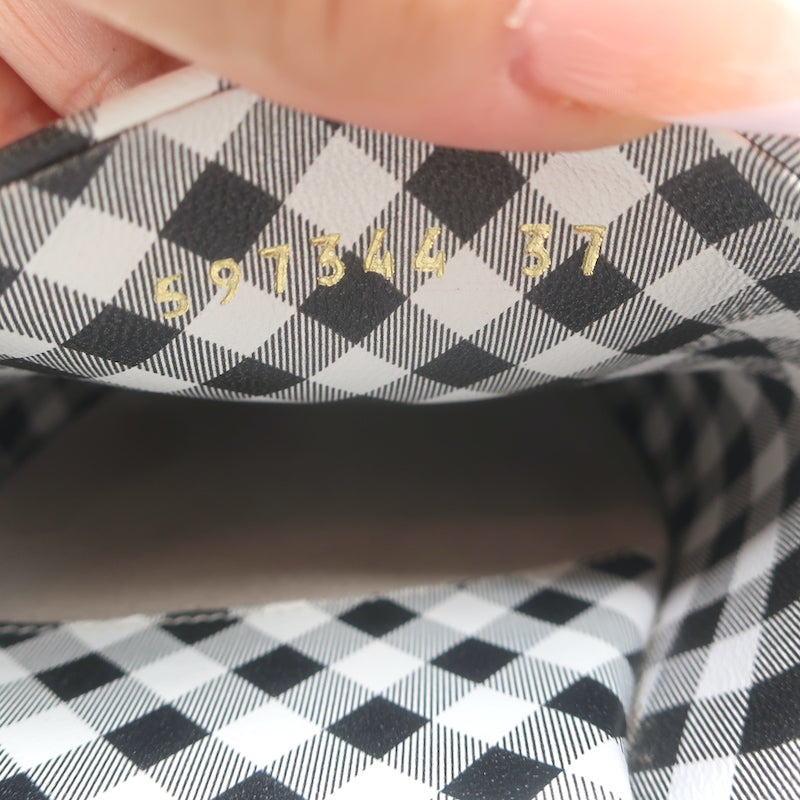 Balenciaga Cosy Gingham Mules Black &amp; White Leather Size 37 Slip-On Flats