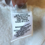 Aviator Nation Rainbow Zip-Up Hoodie Sweatshirt White Size Small