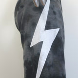 Aviator Nation Bolt Tie Dye Sweatpants Gray Size Medium