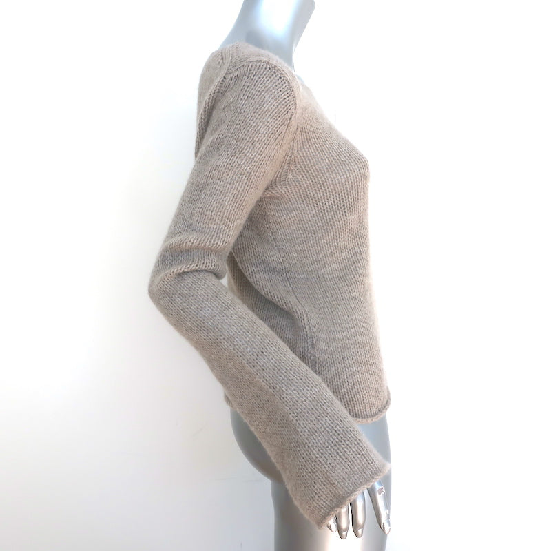 360 Cashmere Bell Sleeve Sweater Beige Cashmere Size Medium